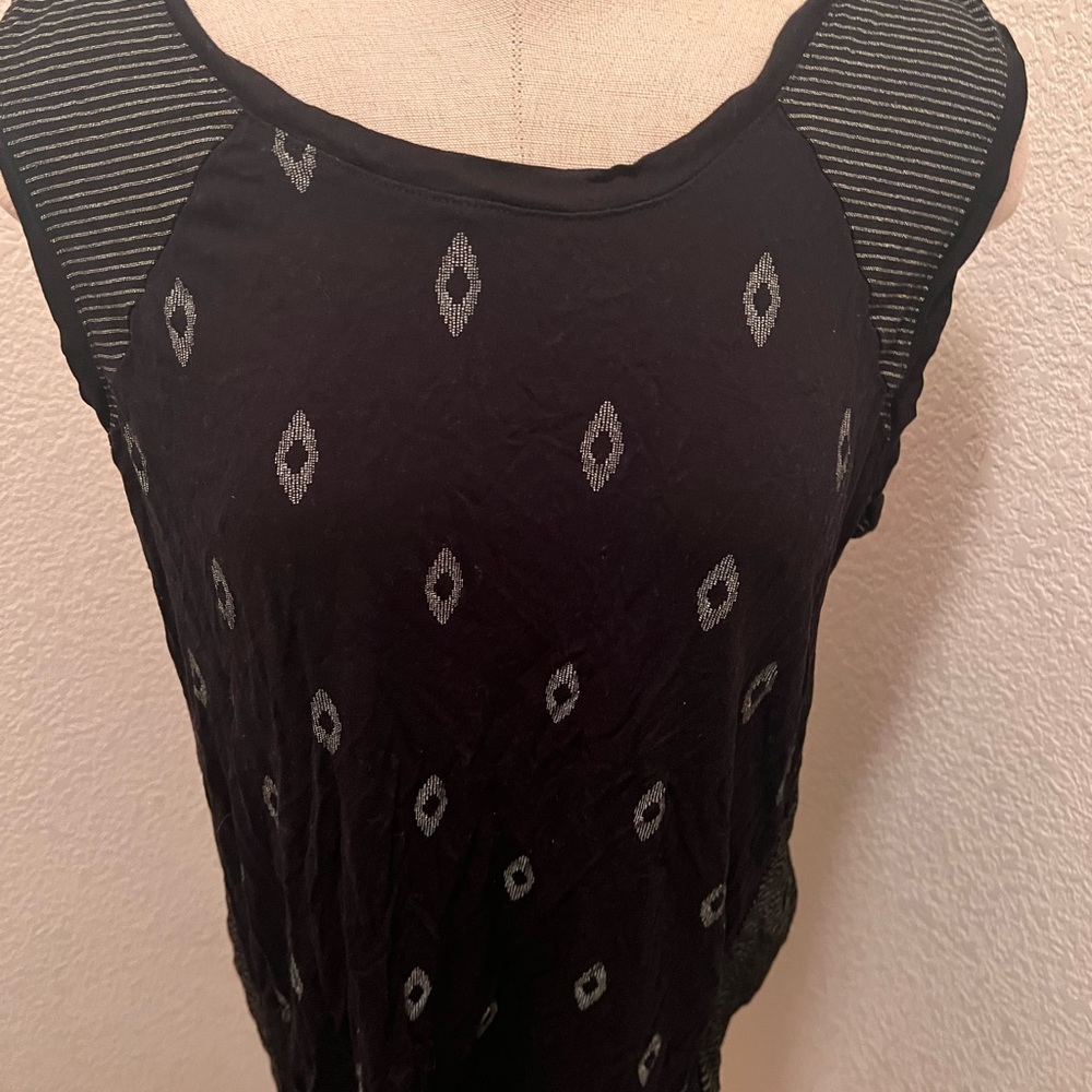 Sleeveless black shirt from Old Navy